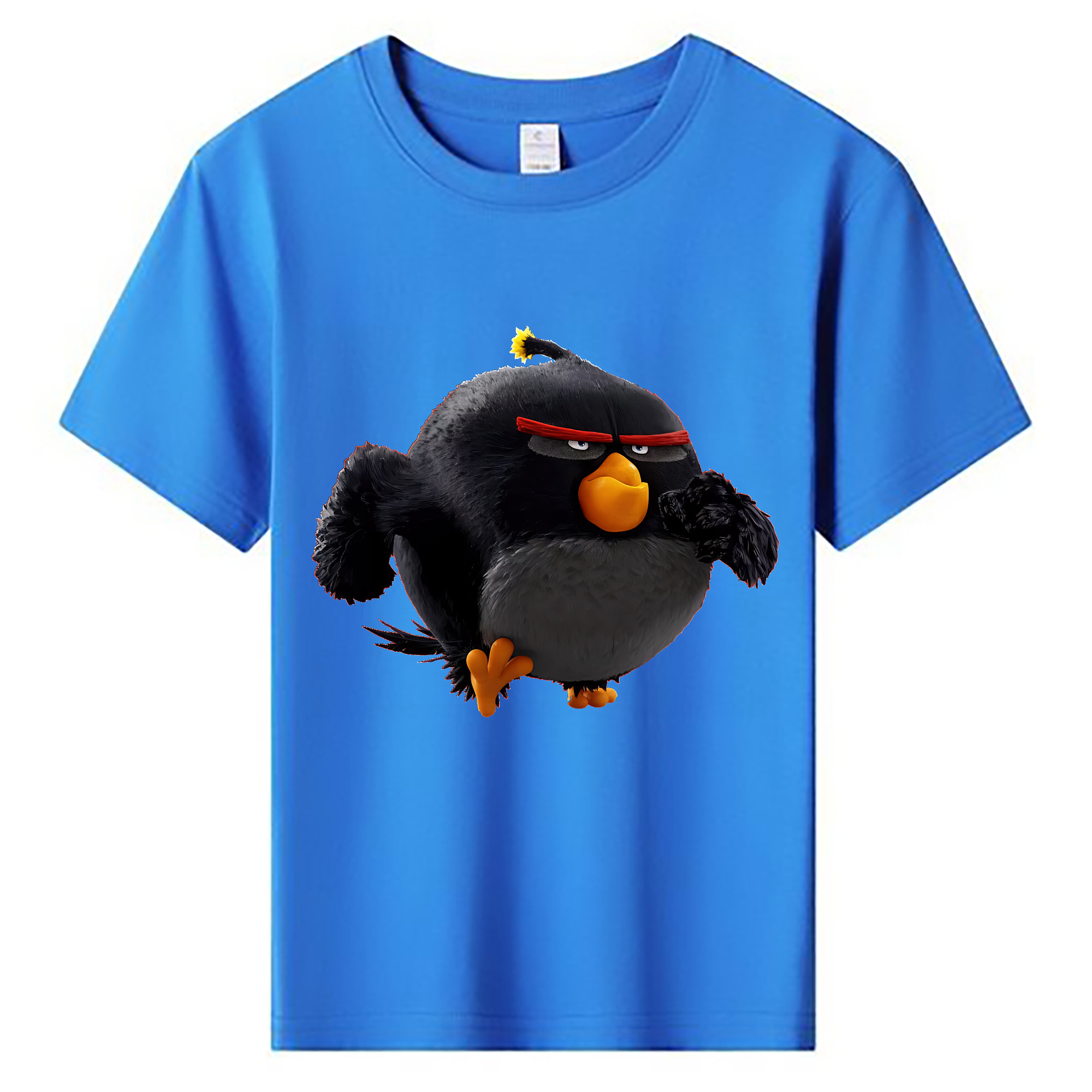 （画像用） Angry Birds アングリーバード 綿100％キッズTシャツ（フロントプリント）